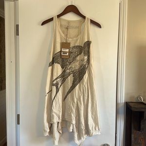 Magnolia Pearl Starling Paz A Line Tank - Moonlight